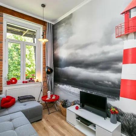 Berg Red Obok Starego Miasta Apartamento Gdańsk